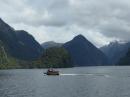 One of only two other vessels seen in Doubtful Sound during our 20 hours there, Nov 2015 